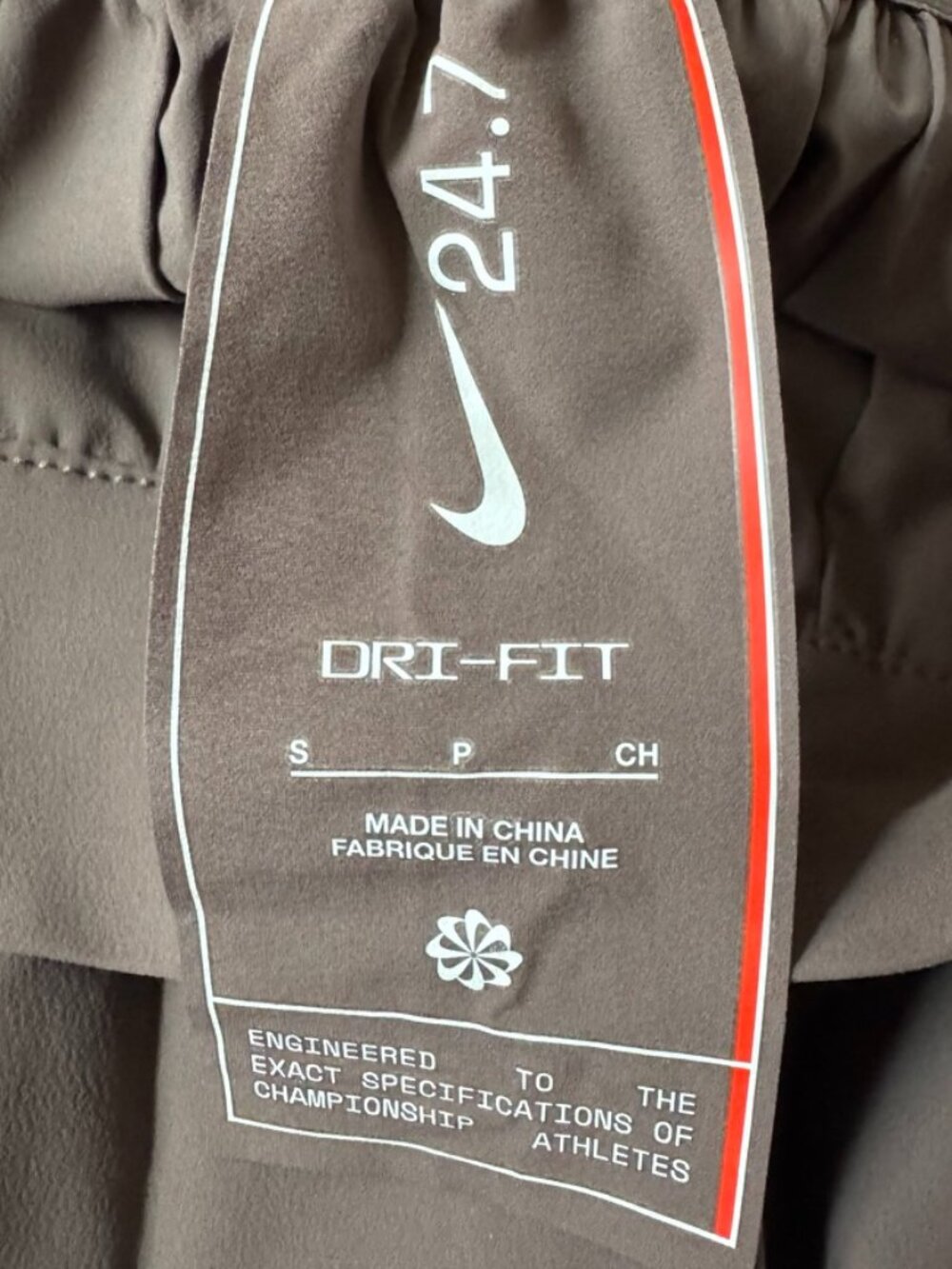 Nike 24.7 Womens S Pleated Skirt Brown HQ8153 Perfect Stretch Pleated Dri Fit - Picture 3 of 9